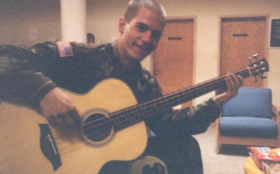 PFC Lamon at the Fort Benning (now Fort Moore), GA MWR room, 2004.