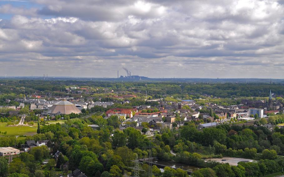 Birds eye view of Oberhausen