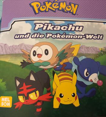 Cover of “Pokemon” book, “Pikachu and die Pokemon-Welt”