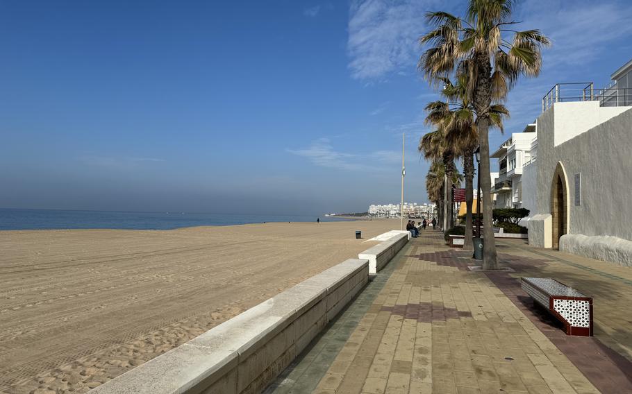 Rota’s long beachfront promenade