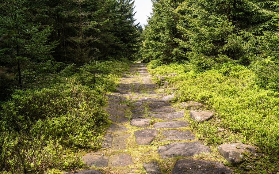 Roman road in the Mountains.