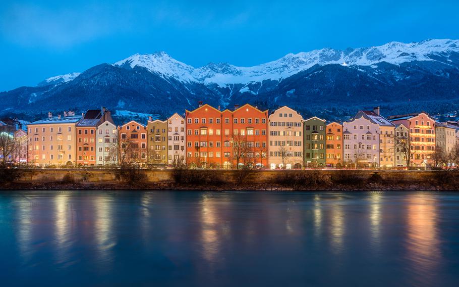 Innsbruck, Austria at Christmas time