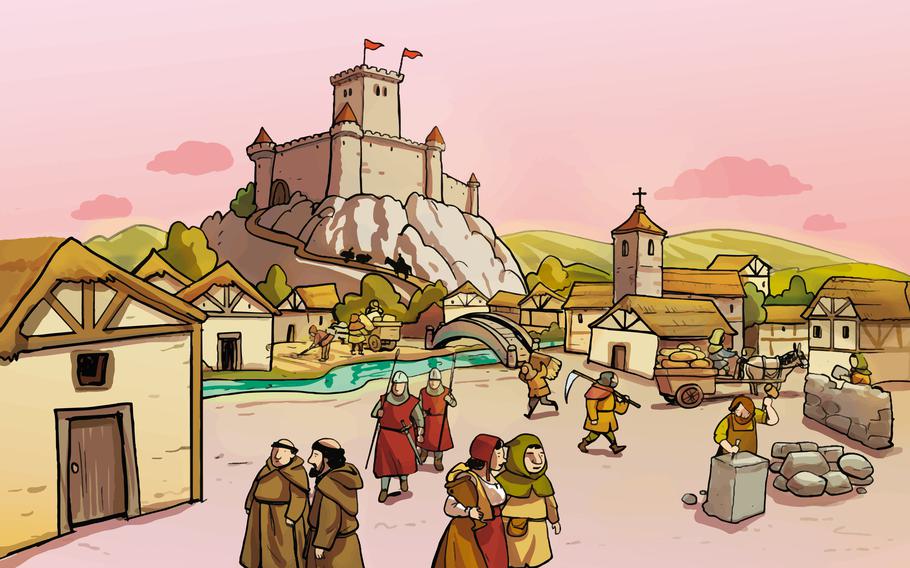 People and places during the Middle Ages all had a very particular role