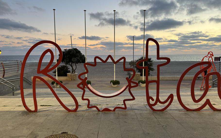 Rota sign at the waterfront