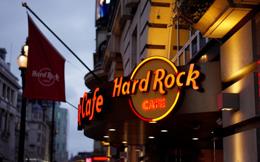 Hard Rock restaurant in London