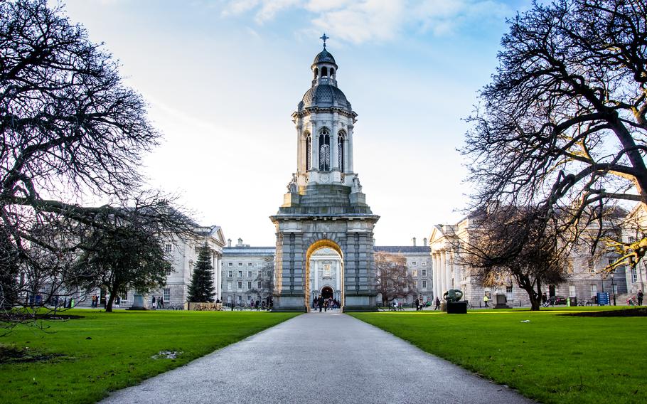 Bell Tower in Trinity College, Dublin Ireland