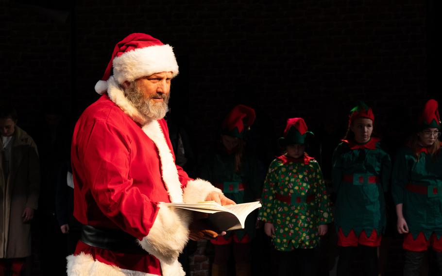 Bill Campsey as Santa in “Elf: the Musical” by Bavaria Performing Arts.