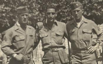 Sgt. Jack Anderson with Fellow Soldiers 