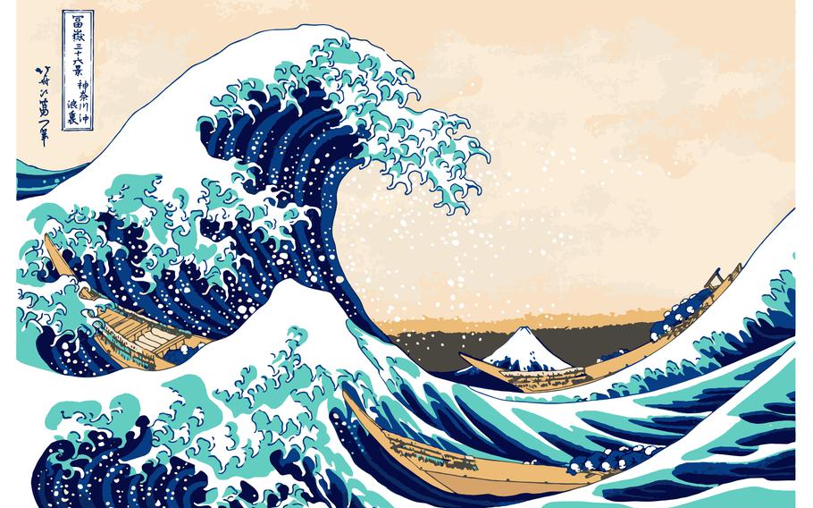 Hokusai’s “Great Wave”