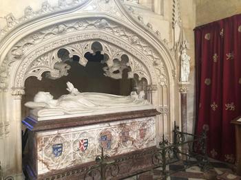 Katherine Parr’s tomb inside the Chapel