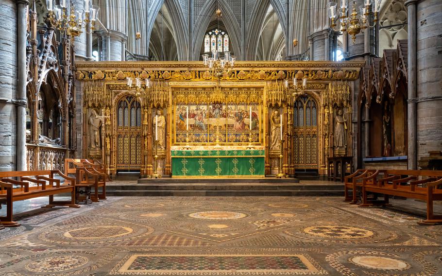 Inside Westminster Abbey