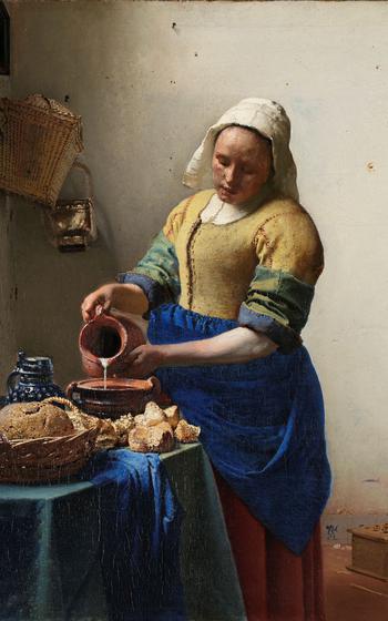 “The Milkmaid” by Johannes Vermeer