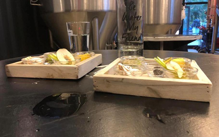 Food tastings at BRLO