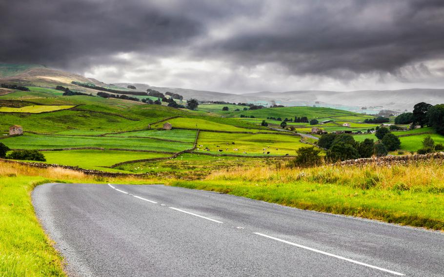 Country lane in England