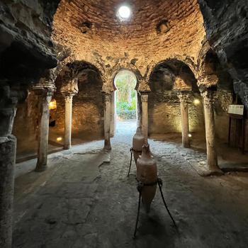 Vases in the Arab baths in Palma