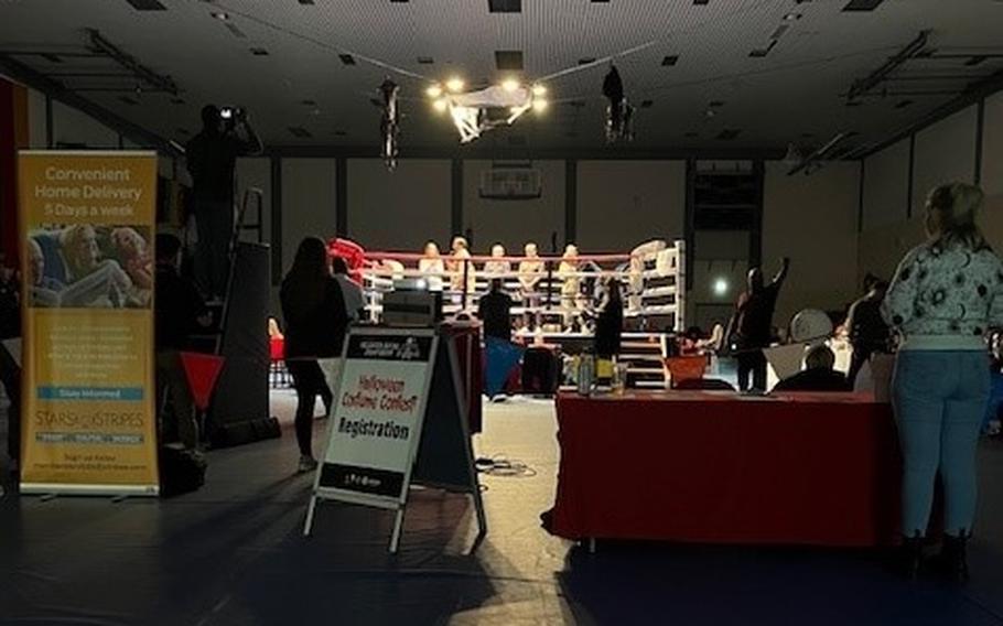 U.S. Army Garrison Bavaria Halloween Invitational Boxing Championship at Tower Barracks, Grafenwoehr, Germany, Oct. 26, 2024. 