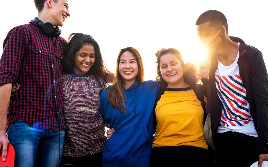 Group of young adults 
