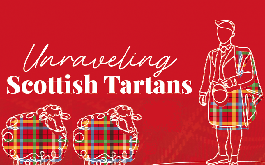 While the kilt may be an iconic part of Scottish identity, the tartan patterns are what sets this fabric apart. 