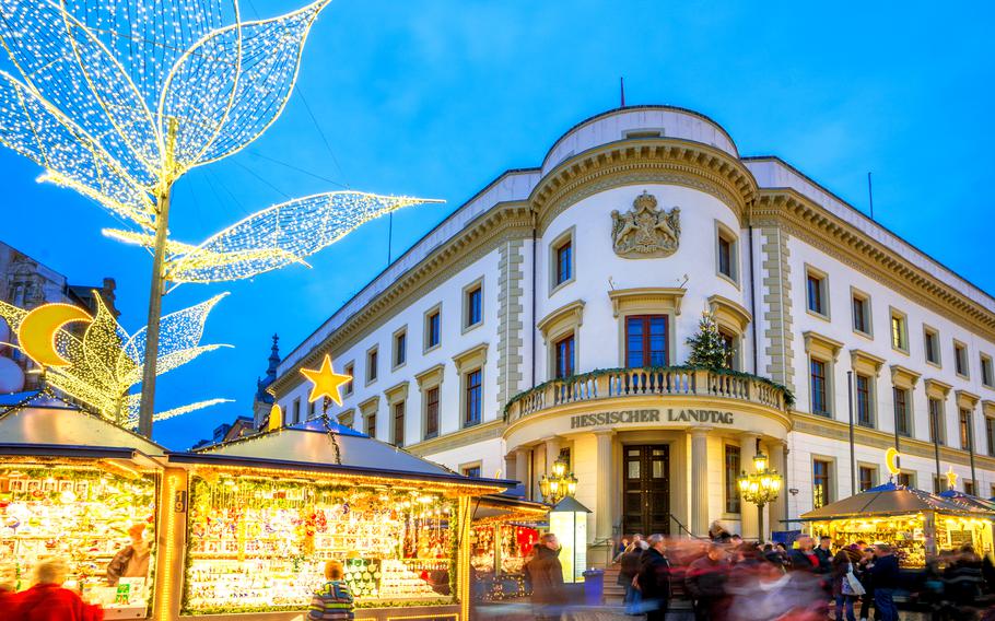Wiesbaden’s Sternschnuppenmarkt is a highlight of the winter season. 