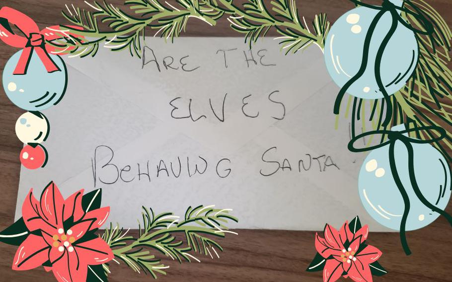 Someone is checking up on the elves!