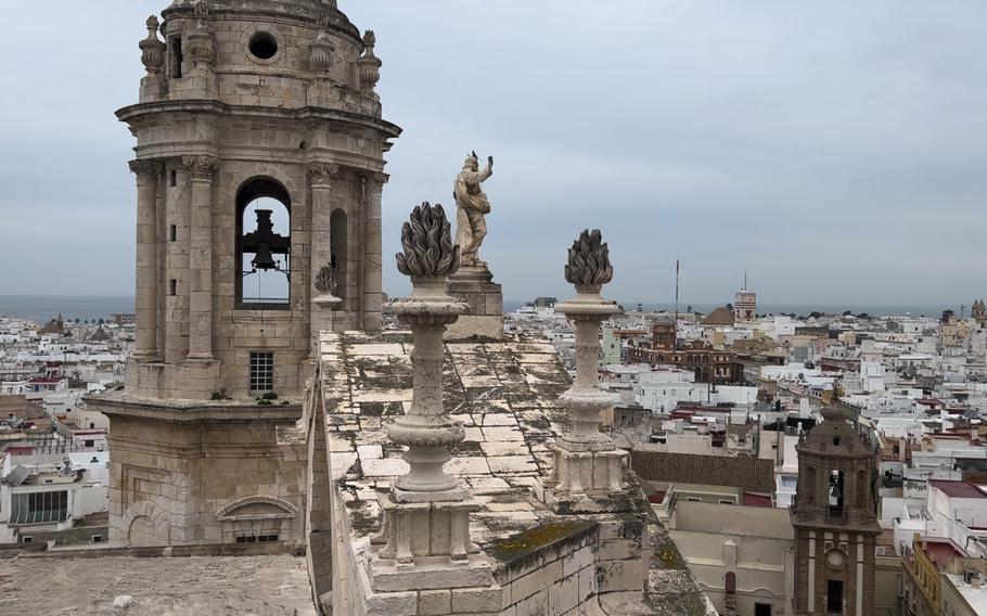 Cádiz skyline from atop the cathedral