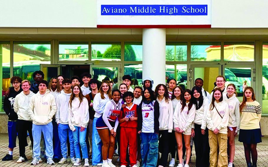 Aviano 2025 graduates