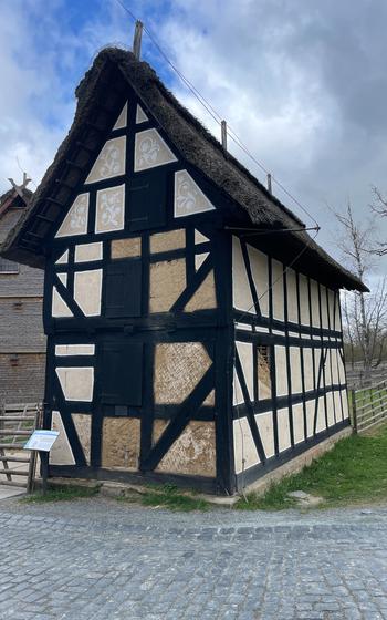 Authentic historical buildings have been reconstructed at the Hessenpark.