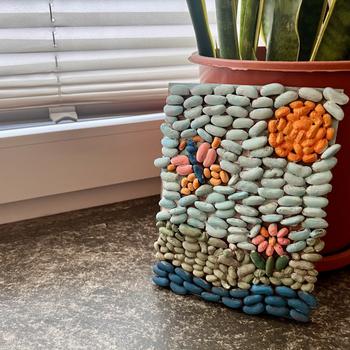 Mosaic craft: step five 