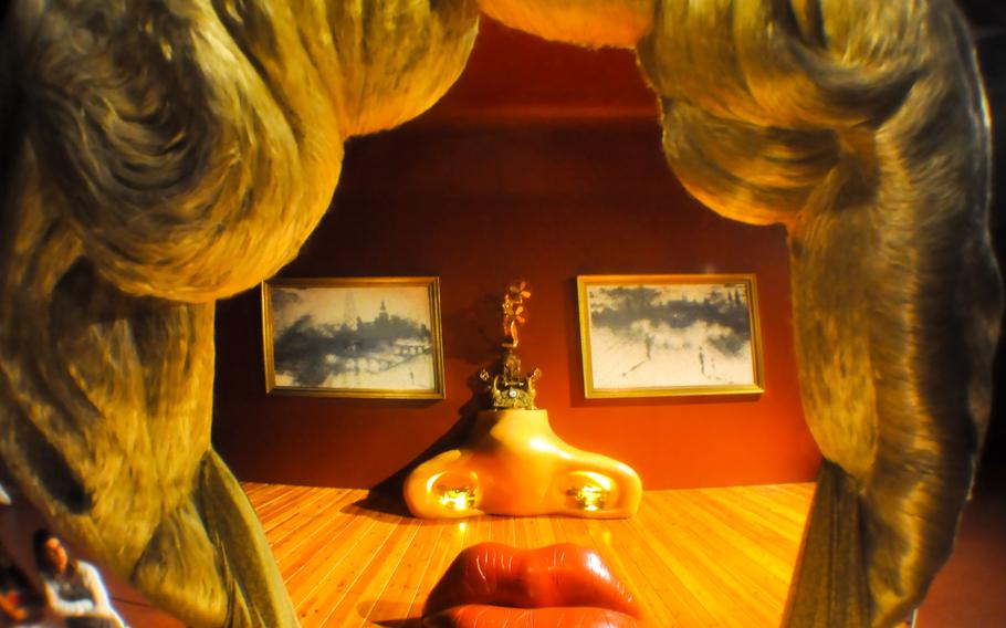 Figueres, Spain the Mae West Room at the Dalí Theatre