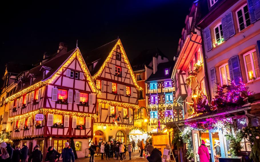 Christmas market in Colmar, France