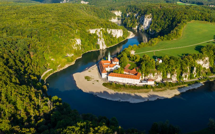 Weltenburg Monastery on the Danube River in Germany