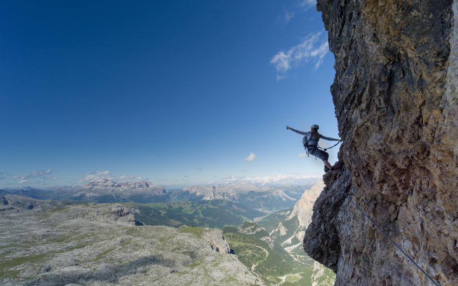 Rock Climbing in the Dolomites