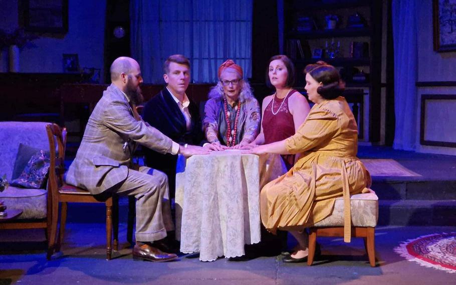 Blithe Spirit at Stuttgart Theater Center, Kelley Barracks