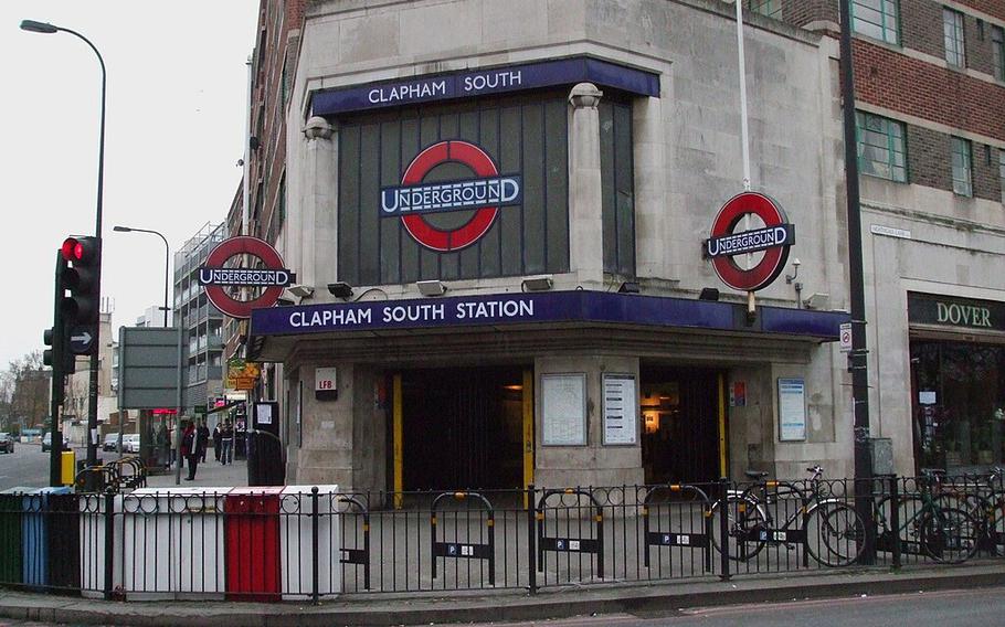  Clapham South tube station entrance
