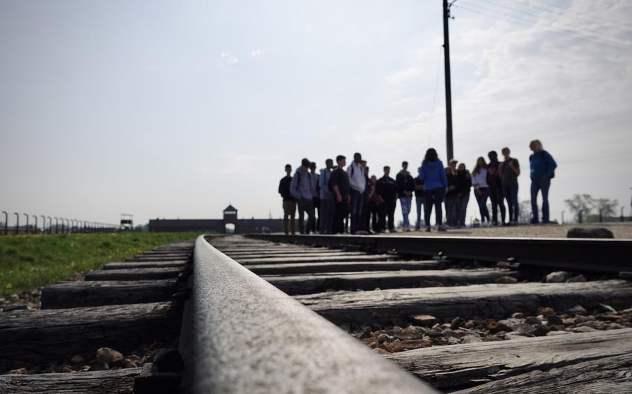 A silent witness to history—this Auschwitz train track once carried countless lives to an uncertain fate. A powerful reminder of the past, urging us never to forget.