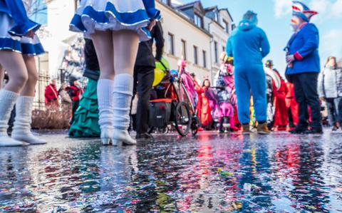 Fasching parade in Germany