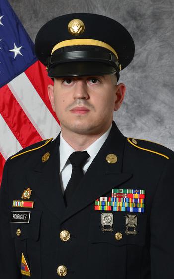 Active duty portrait for Rodriguez