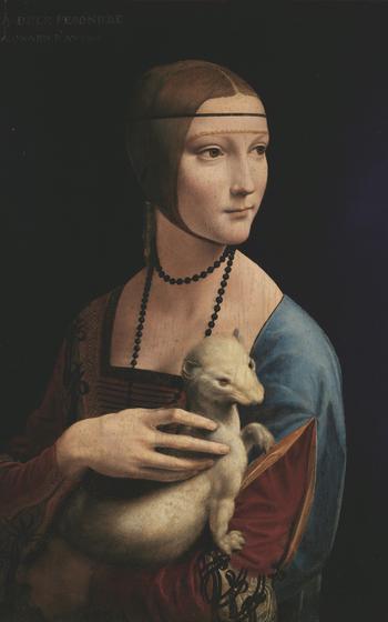 Leonardo da Vinci (1452-1519), Lady with an Ermine 