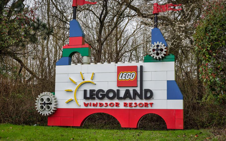 Legoland sign in Windsor