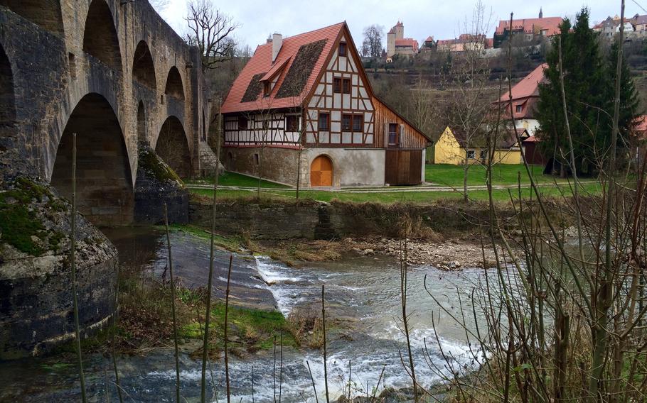 The Tauber River near Rothenburg ob der Tauber