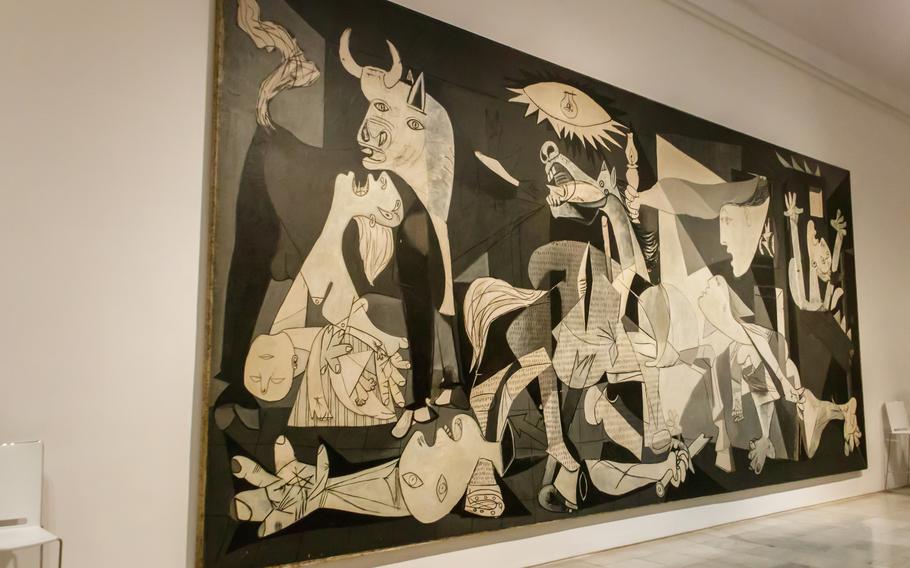 “Guernica” 1937 by Pablo Picasso at the Museo Reina Sofía in Madrid, Spain
