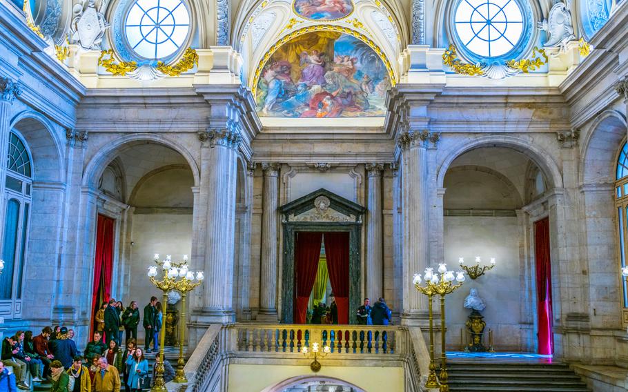 Interior of the Palacio Real de Madrid