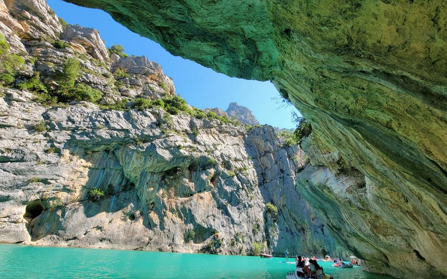 Boating in the Gorges du Verdon, France