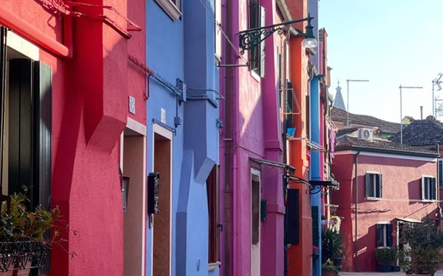 Houses in Burano, Italy