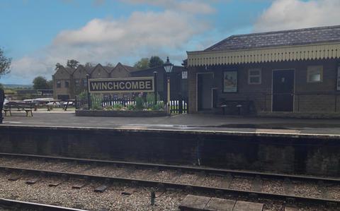 Photo Of Winchcombe sign at the train station