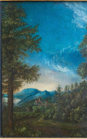 “Donaulandschaft mit Schloss Wörth” 