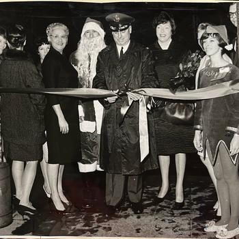 1965 Ramstein Bazaar Ribbon Cutting 