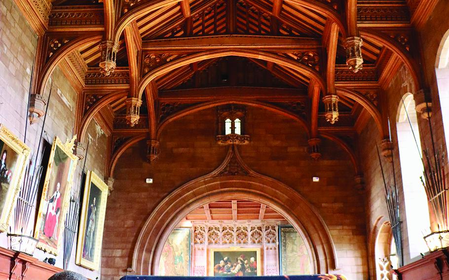 “The Last Kingdom” Series poster inside Bamburgh Castle