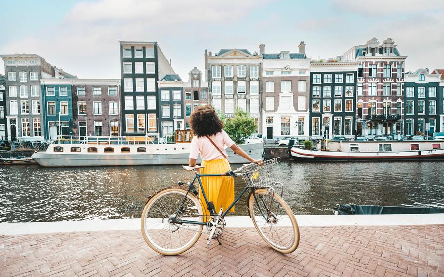 In Amersterdam, the buildings are all unique.