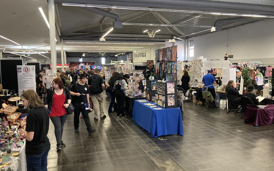 Artisan’s market at German Comic Con Spring Edition 2023, Dortmund, Germany.